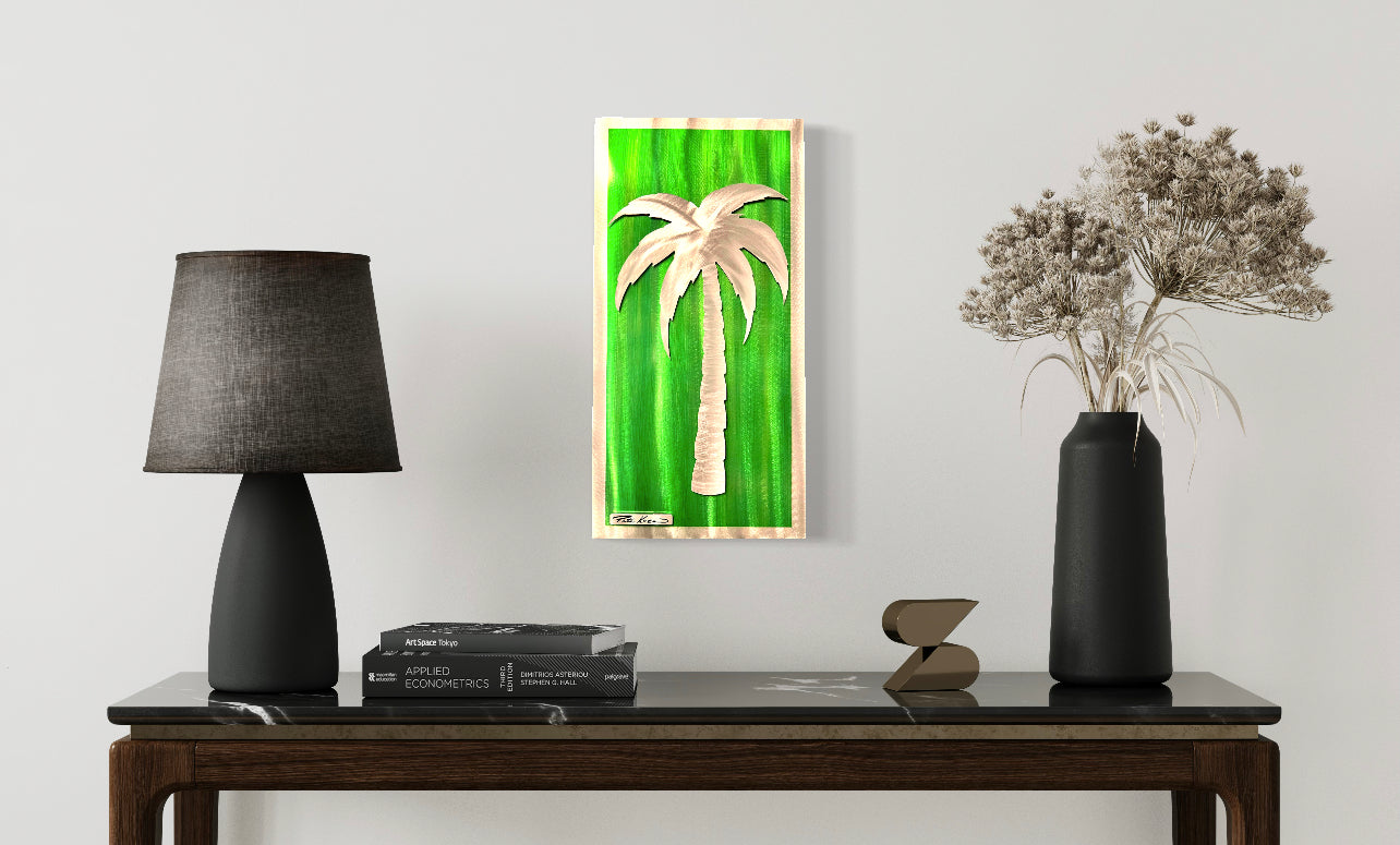 20% OFF! *New Palm Tree Scene PETE KOZA METAL ART