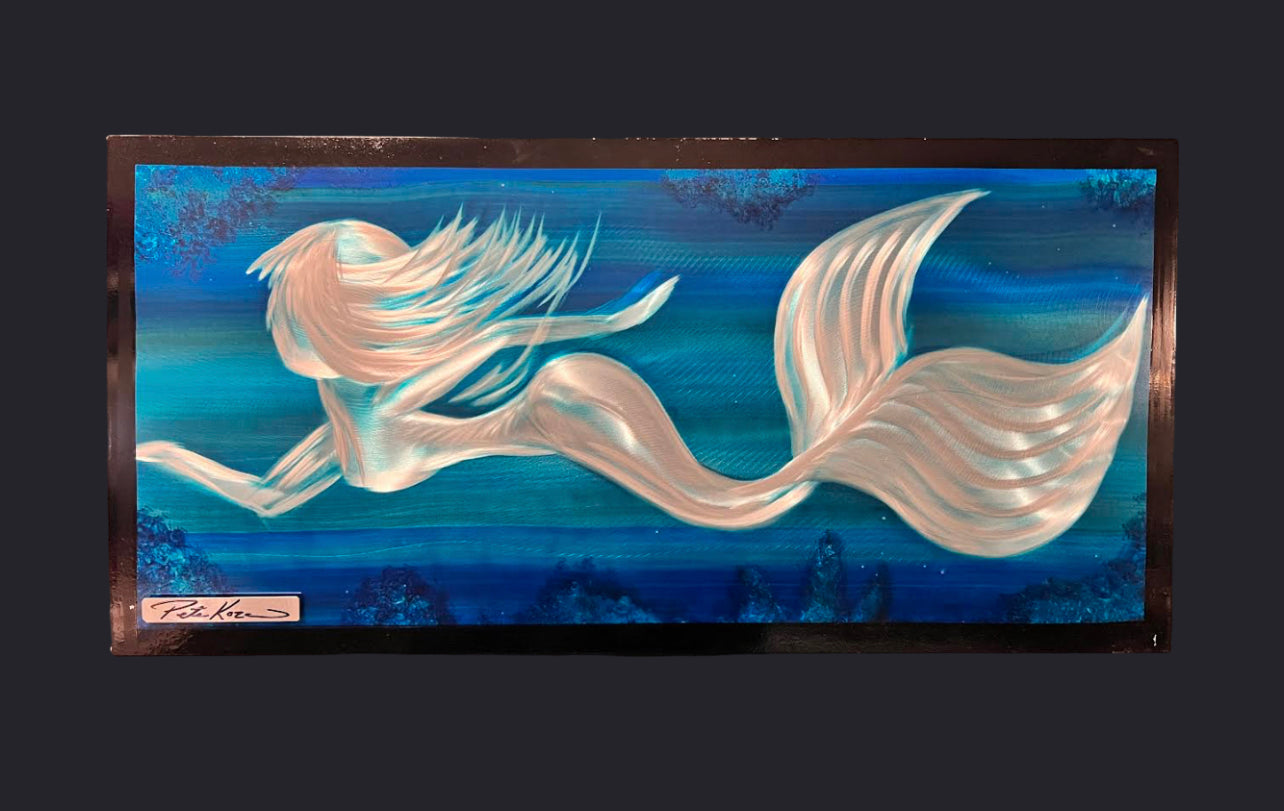 Mermaid Delight options available Pete Koza Metal Art