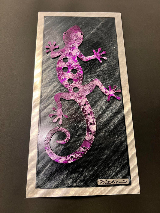 Purple Gecko V.2 PETE KOZA METAL ART