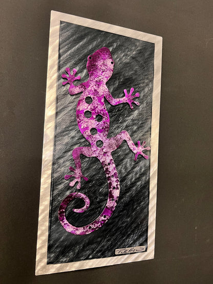 Purple Gecko V.2 PETE KOZA METAL ART