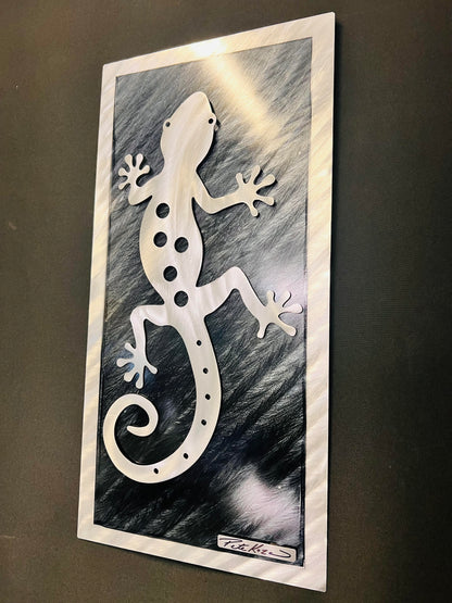 Silver Gecko V.3 PETE KOZA METAL ART