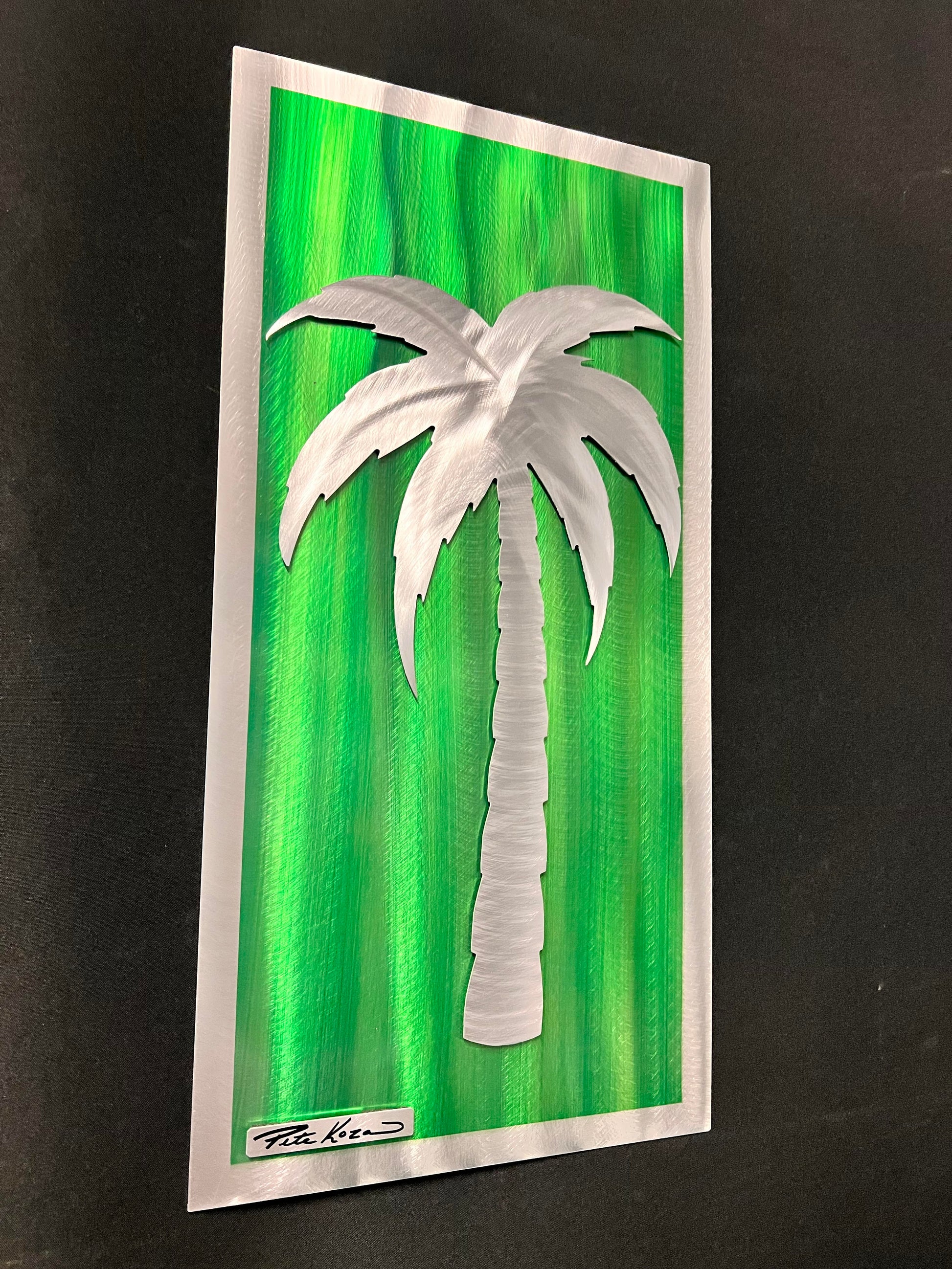 20% OFF! *New Palm Tree Scene PETE KOZA METAL ART