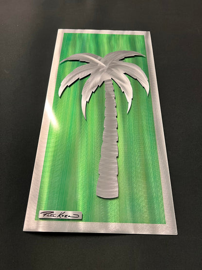 20% OFF! *New Palm Tree Scene PETE KOZA METAL ART