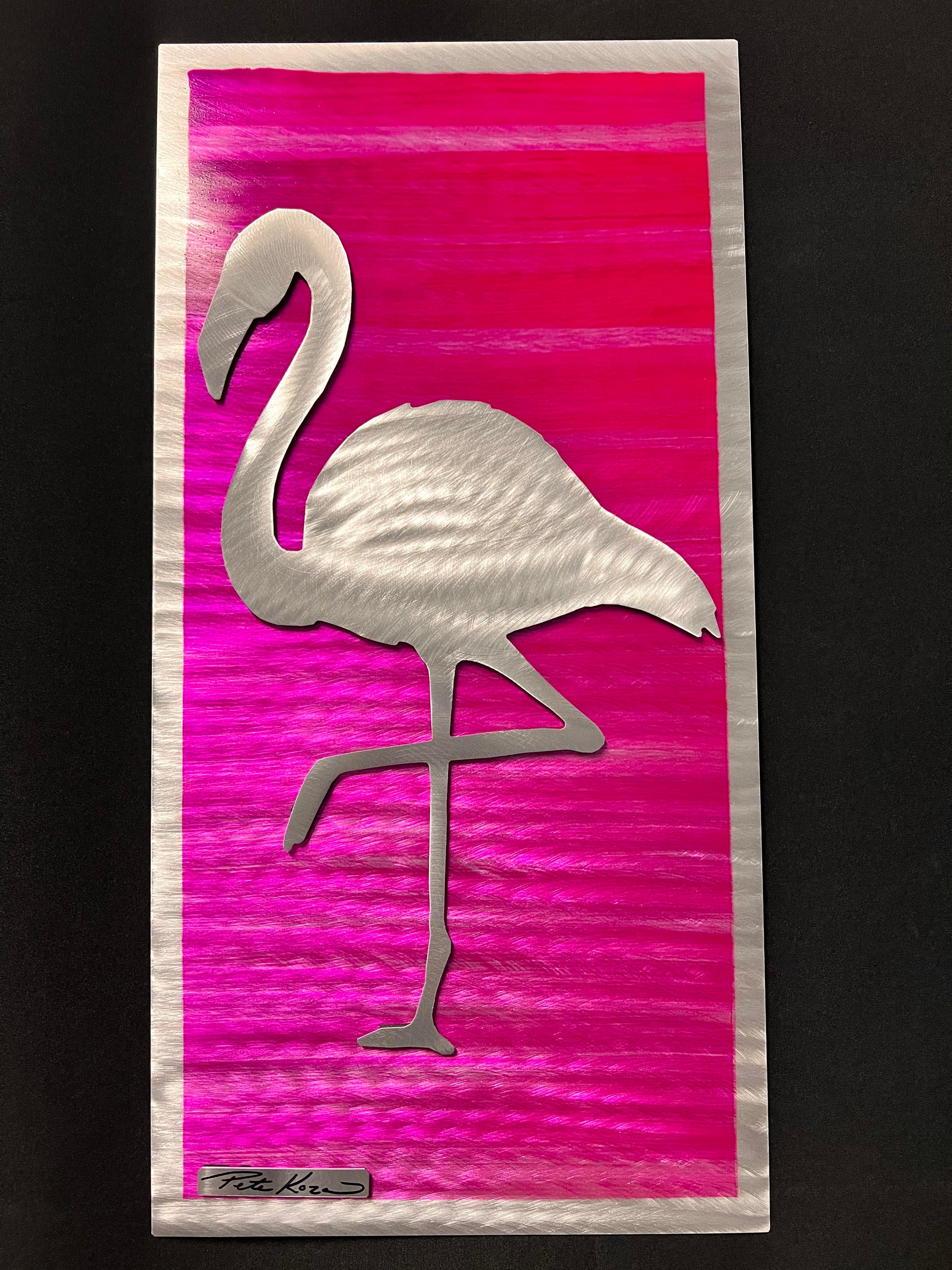 Flamingo Scene PETE KOZA METAL ART