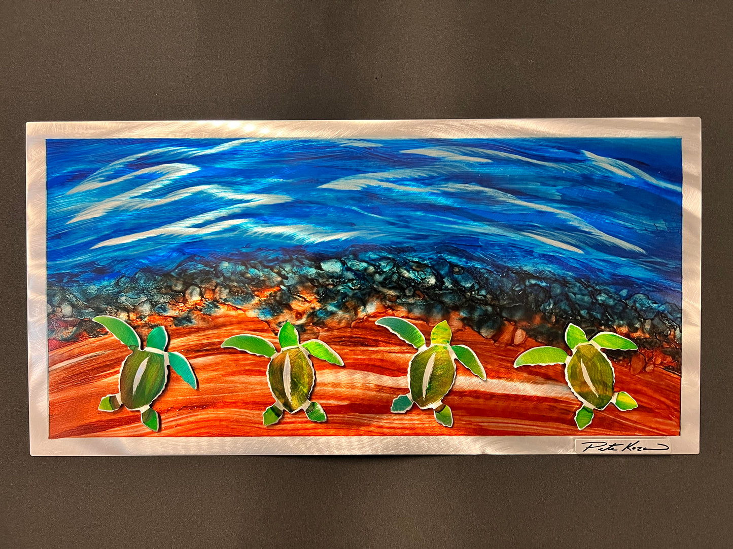 20% OFF! *New Baby Turtles V.2 PETE KOZA METAL ART