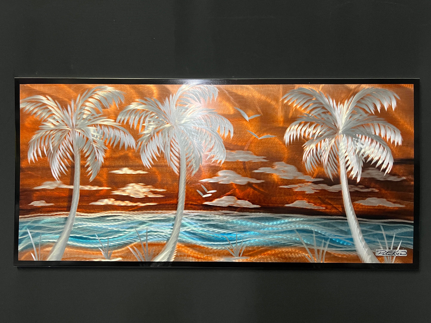 Coral Island Scene PETE KOZA METAL ART