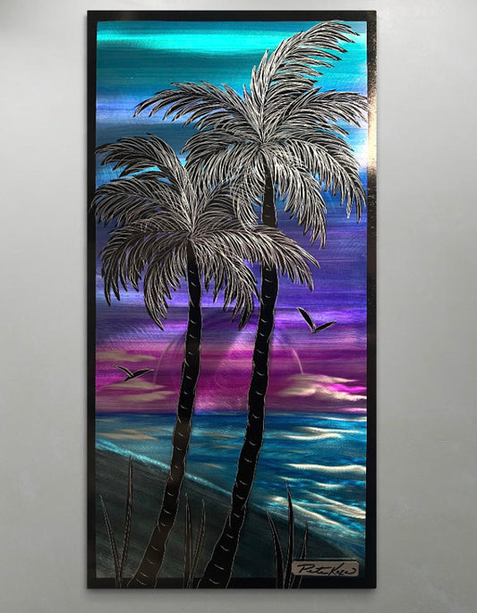 Etched Passion Palms PETE KOZA METAL ART