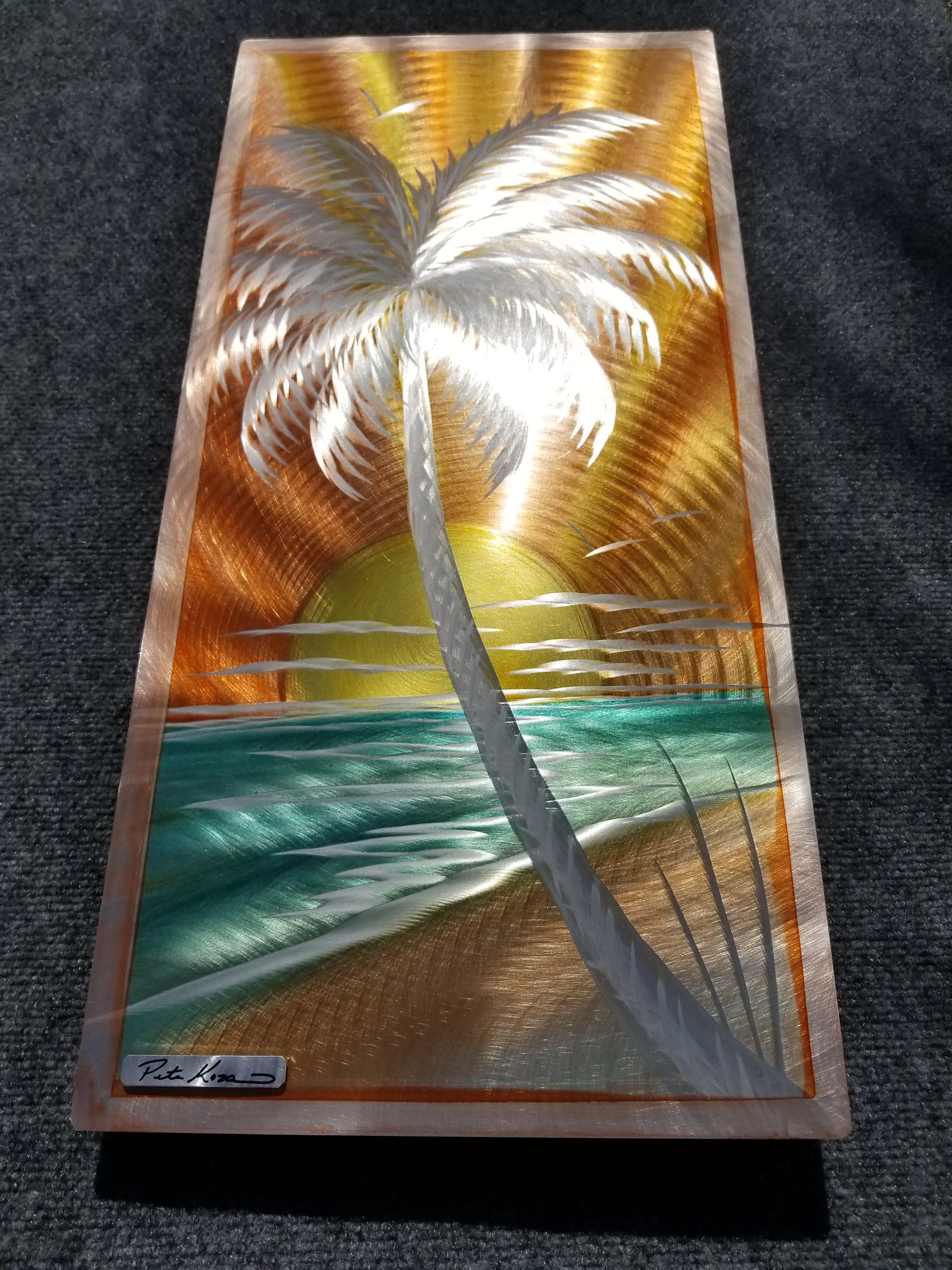 Sunburst Palms PETE KOZA METAL ART