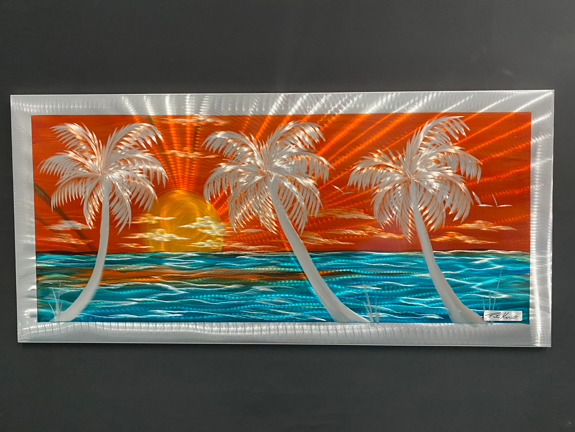 Orange Palms "One Of A Kind" PETE KOZA METAL ART