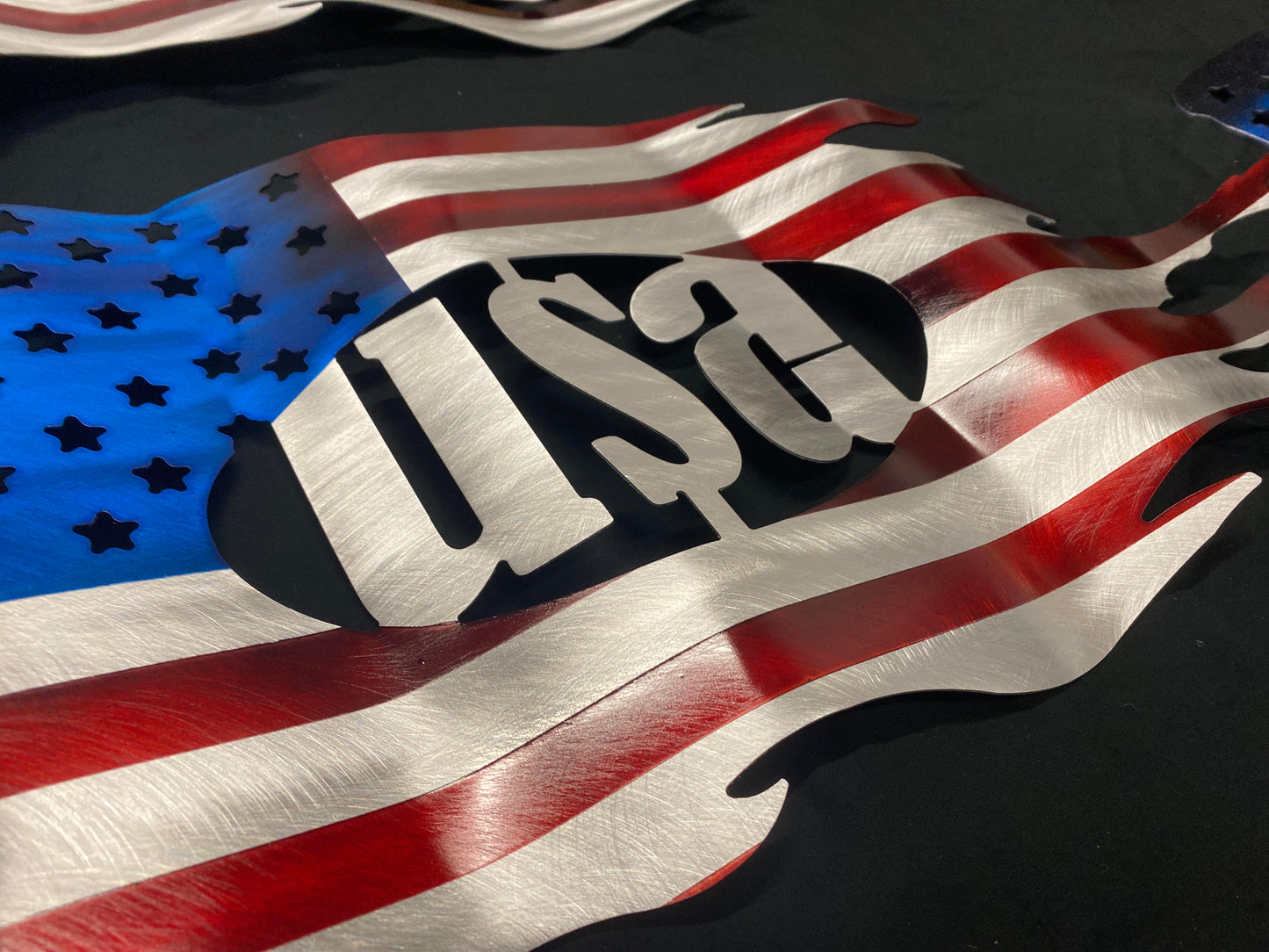 USA v2.0 Flag PETE KOZA METAL ART