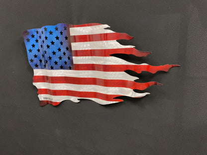 Tattered American Flag