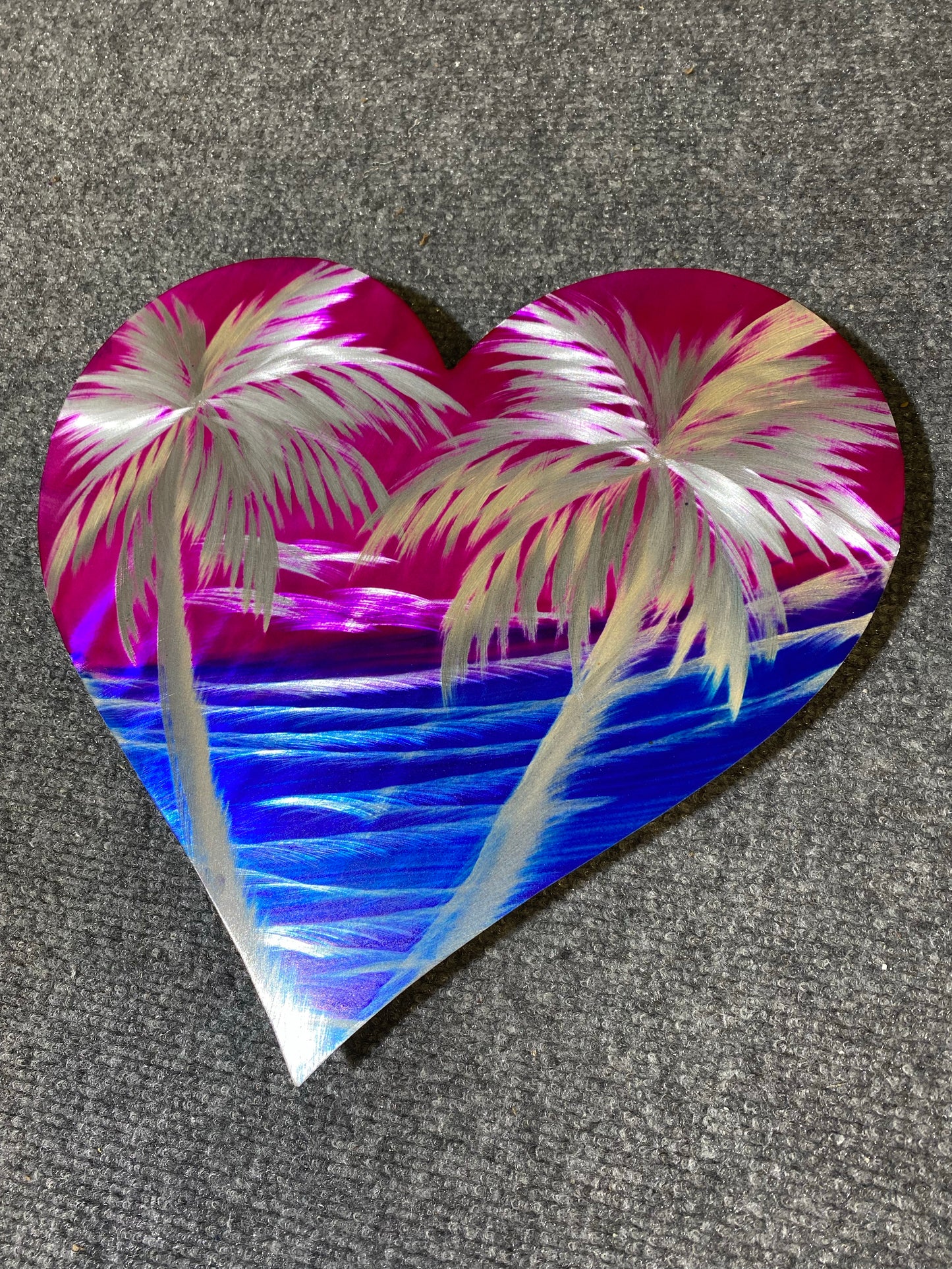 Palm Tree Hearts PETE KOZA METAL ART