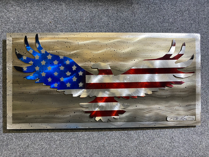 USA Bald Eagle PETE KOZA METAL ART