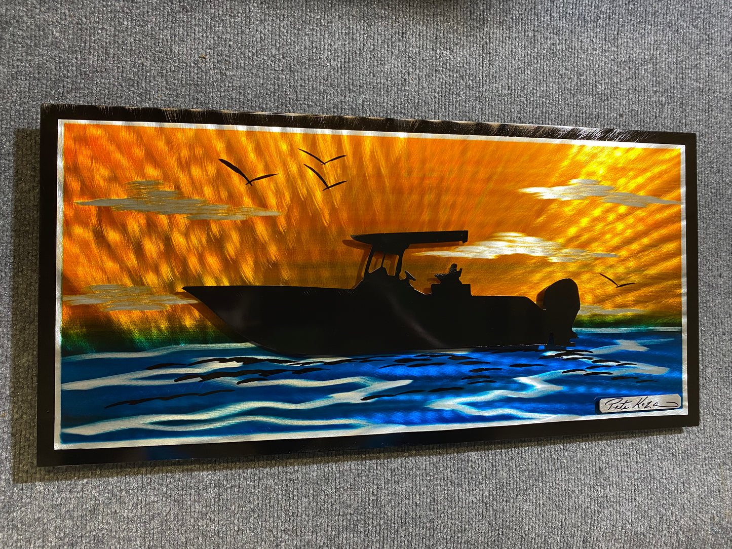 Summer Boat Vibes PETE KOZA METAL ART