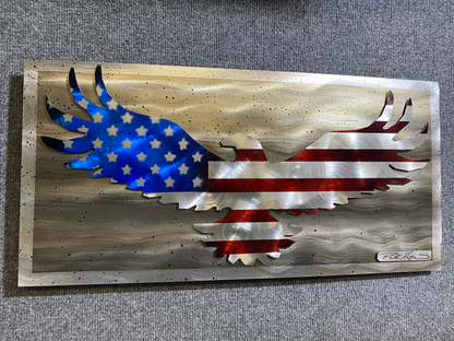 USA Bald Eagle PETE KOZA METAL ART