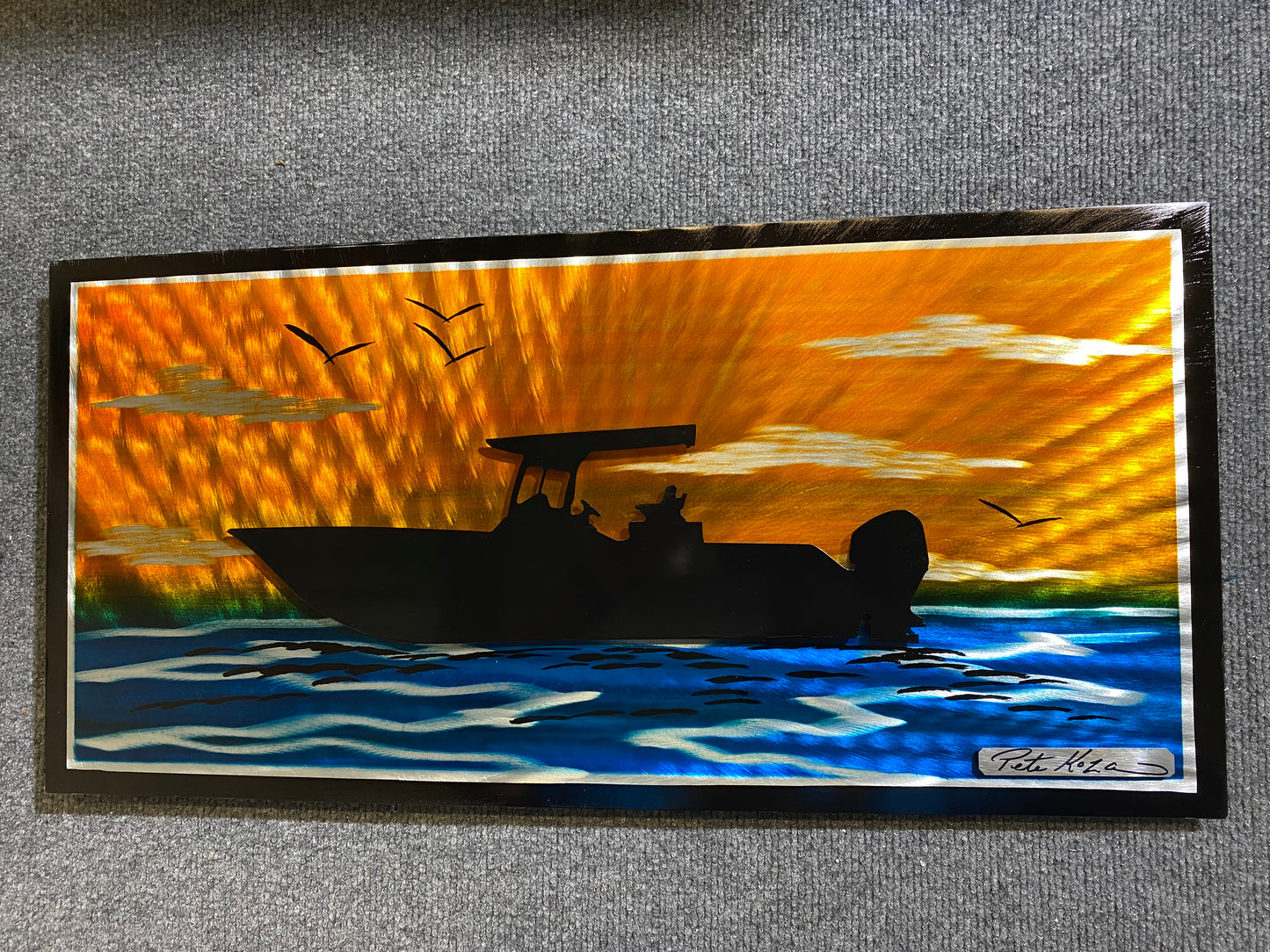 Summer Boat Vibes PETE KOZA METAL ART