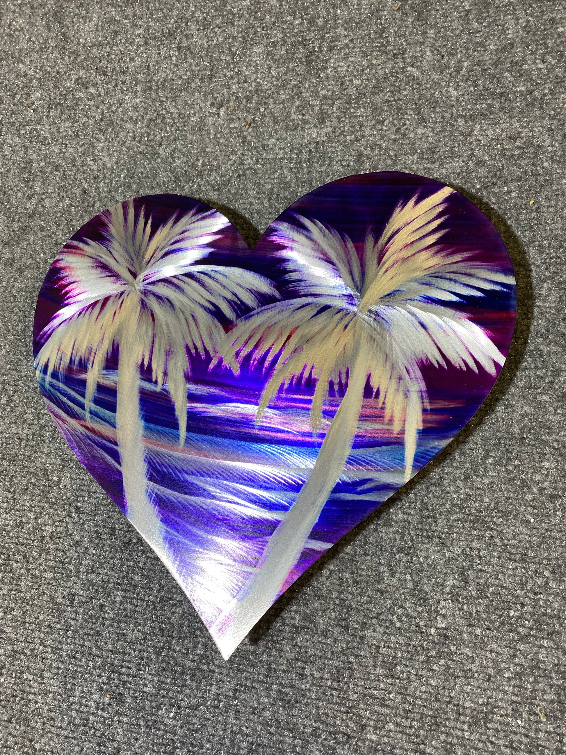 Palm Tree Hearts PETE KOZA METAL ART