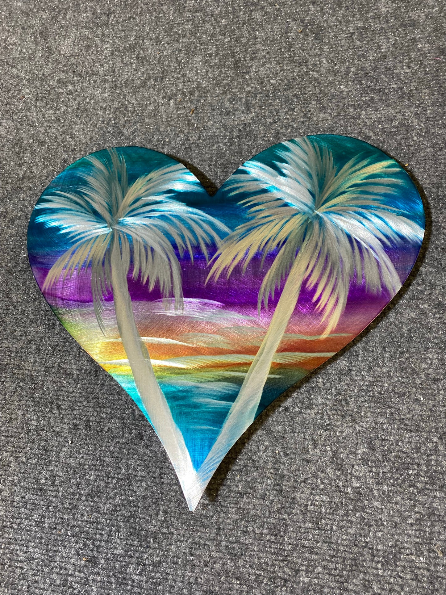 Palm Tree Hearts PETE KOZA METAL ART